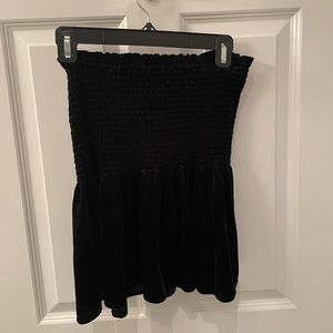 Zara velvet black skirt.